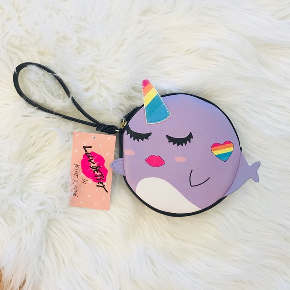 Betsey Johnson Handbags - ❤️[Betsey Johnson] Unicorn Narwhal Coin Purse